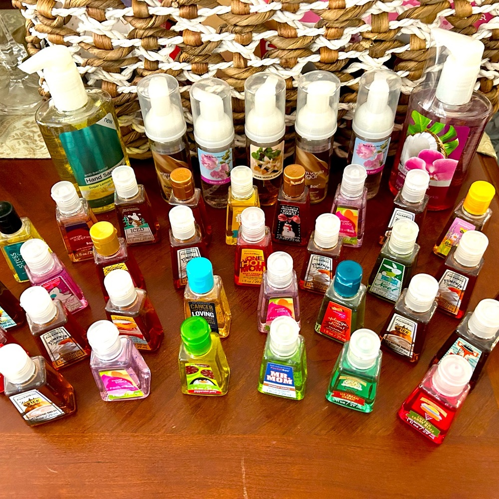 Bath and body works- collectables - hand sanitizer lot